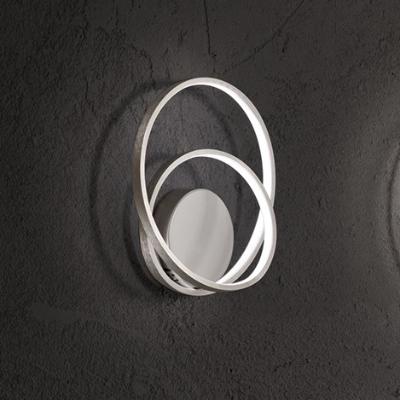 APPLIQUE IN METALLO GRIGIO SPAZZOLATO